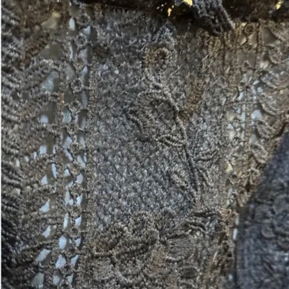 Parker Irma Navy Lace Off the Shoulder Dress Size 2. $50.00 Discounted Shipping. - Picture 3 of 4